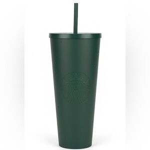 RARE Matte Hunter Green Starbucks Cup